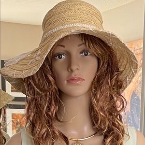 San Diego Hat Company Sun 5” Rim Hat  Seashells OS